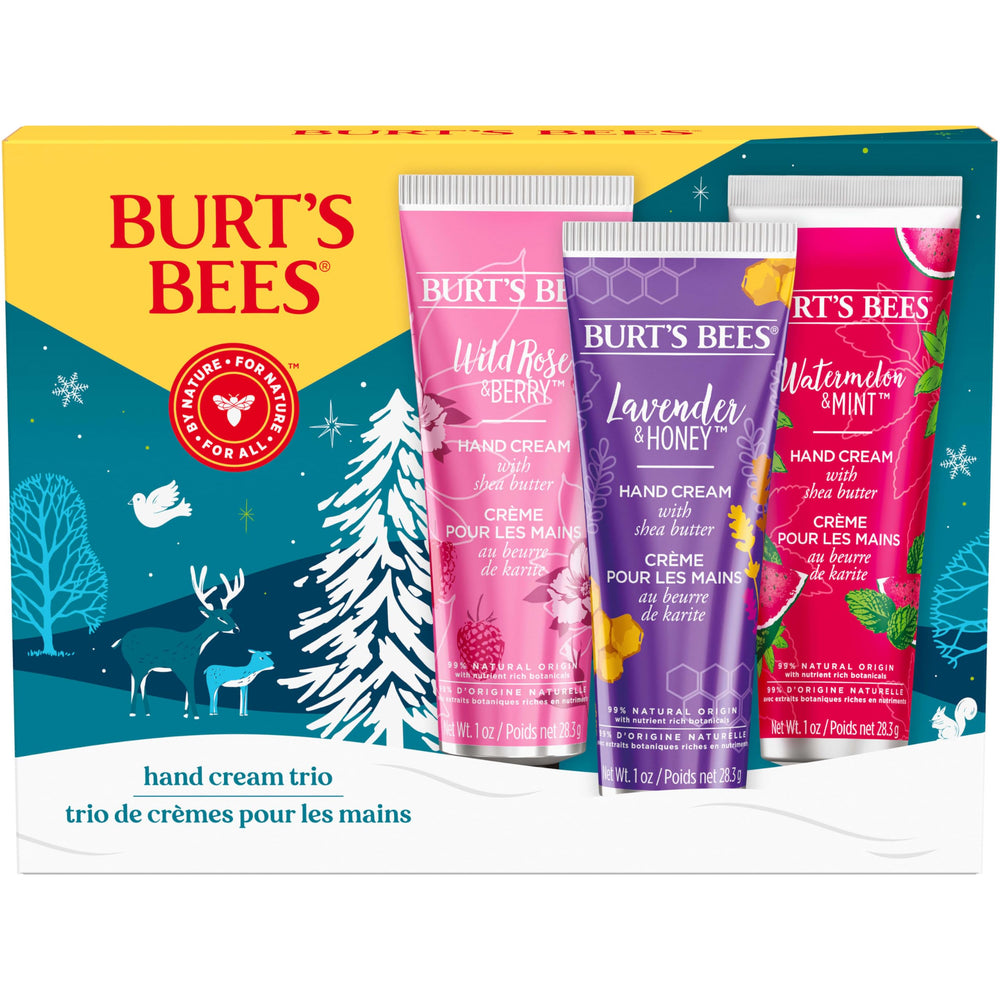 Burt's Bees Nongreasy hand cream texture on skin with quick absorption.