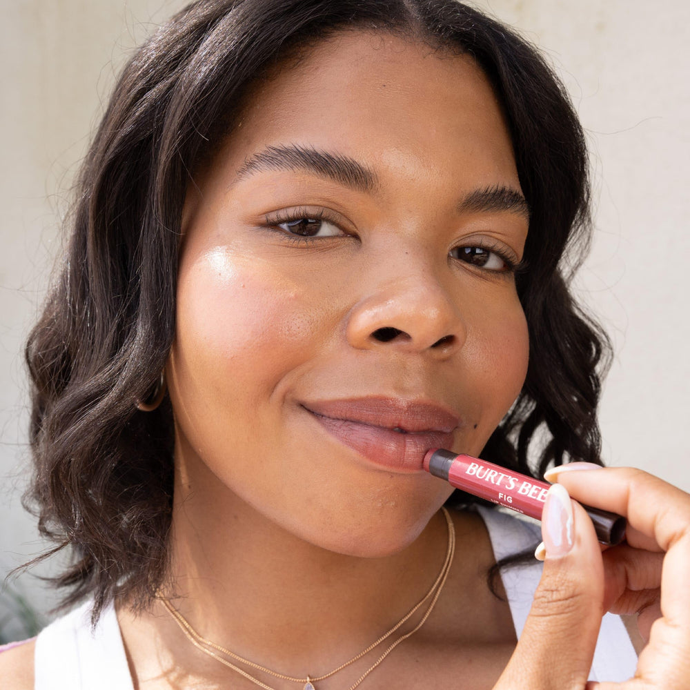 Burt's Bees Peppermint oil adds refreshing hint during application.