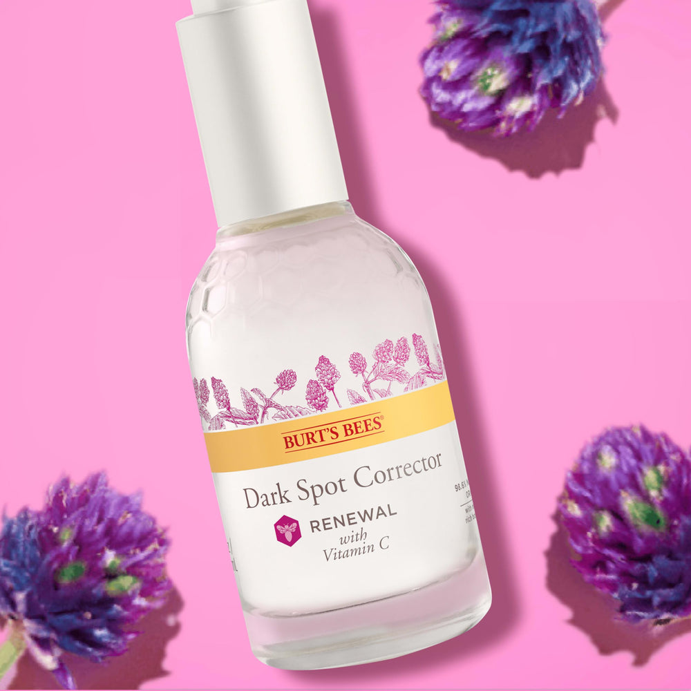 Radiant-looking skin after using Burt's Bees Renewal corrector