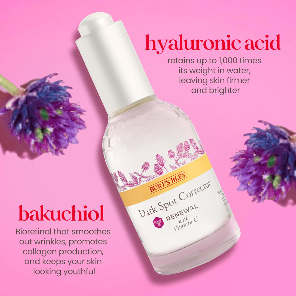 Bakuchiol and vitamin C ingredients image highlights natural retinol alternative benefits