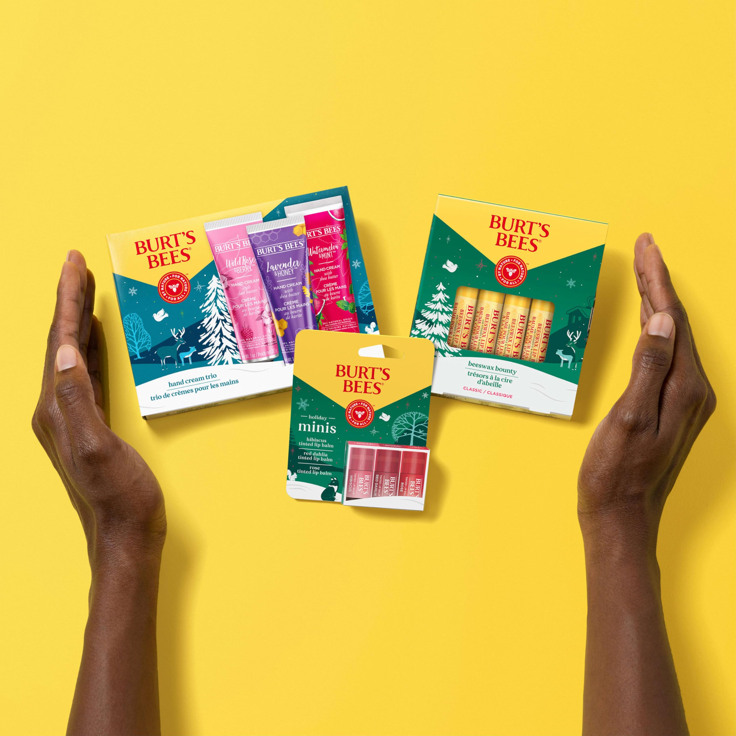 Burt's Bees Shea Butter hand cream closeup highlights rich texture.
