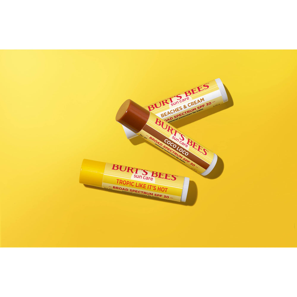Burt's Bees Leaping Bunny certified lip balm for cruelty-free care