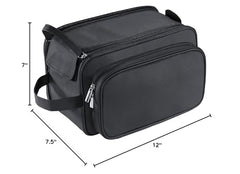 Buruis Dopp kit with large capacity keeps grooming items neatly organized.