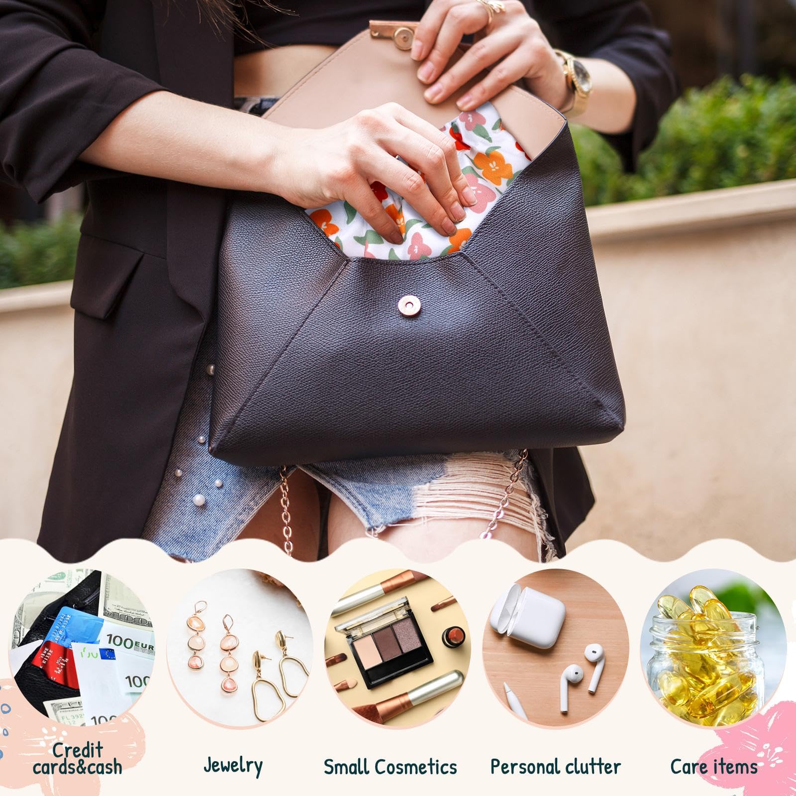 Buryeah mini cosmetic bag doubles as jewelry box or medicine pouch.