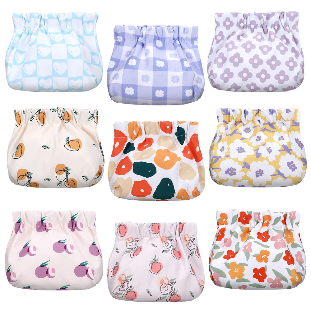 Buryeah patterned mini makeup bag for purse set, ideal for daily organization on the go.