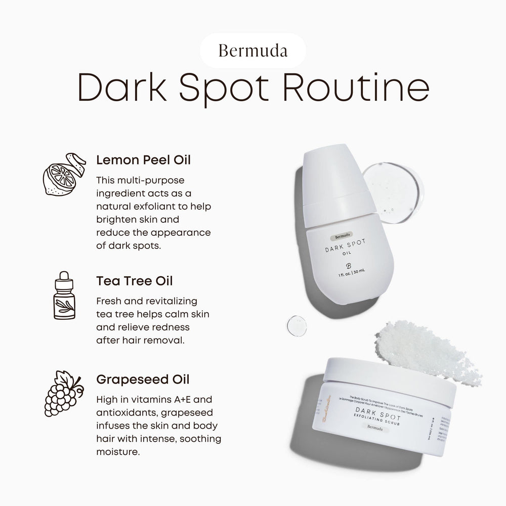 Bushbalm Bermuda 2-step routine packaging—compact duo for body care.