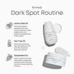 Bushbalm Bermuda 2-step routine packaging—compact duo for body care.