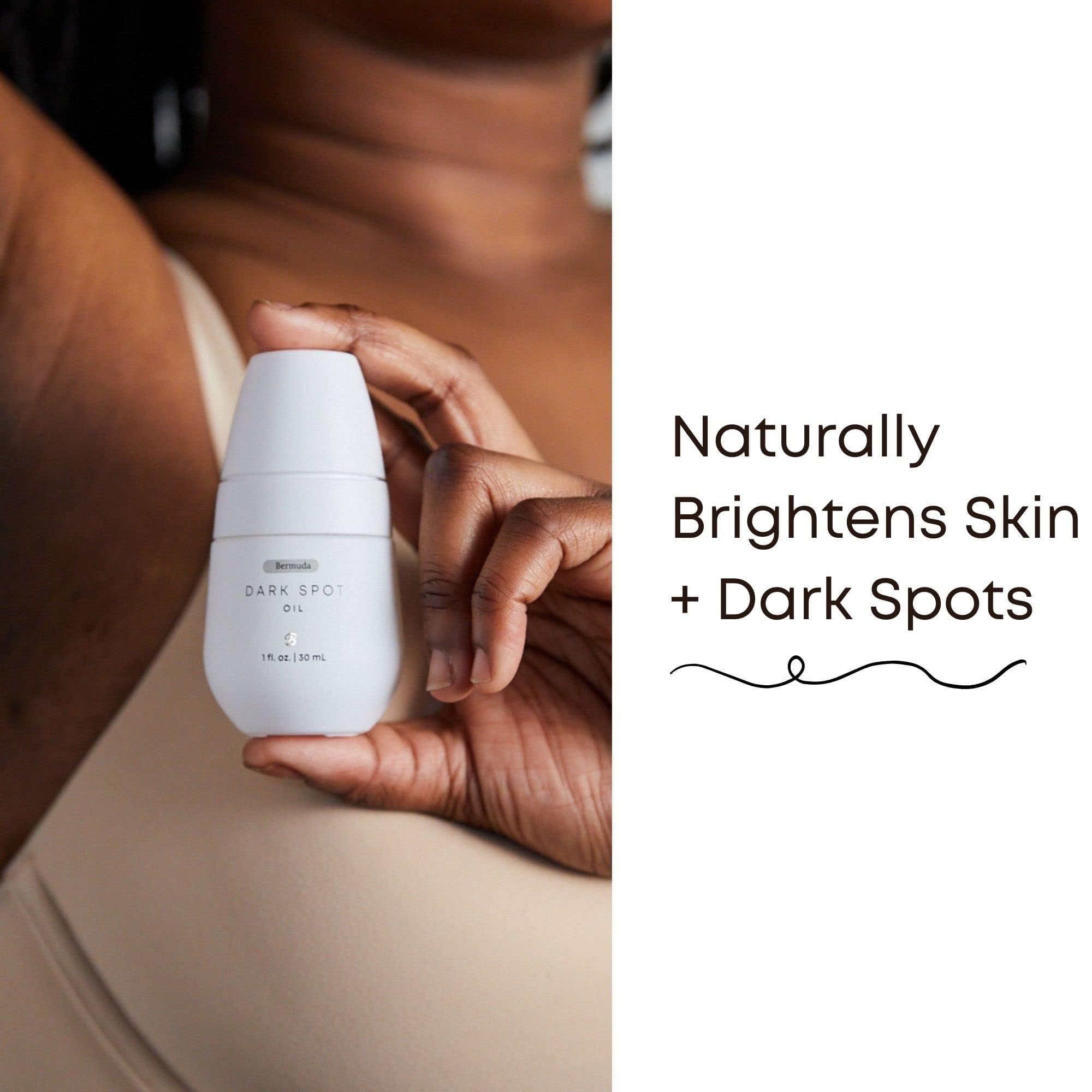 Bushbalm Bermuda Oil ingredients highlight jojoba, tea tree, lemon peel for gentle body care.
