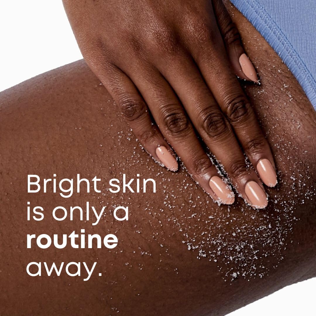Bushbalm Bermuda shower usage showing circular motion for even exfoliation