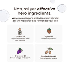 Open jar of Bushbalm Exfoliating Scrub displaying sugar texture for gentle exfoliation.