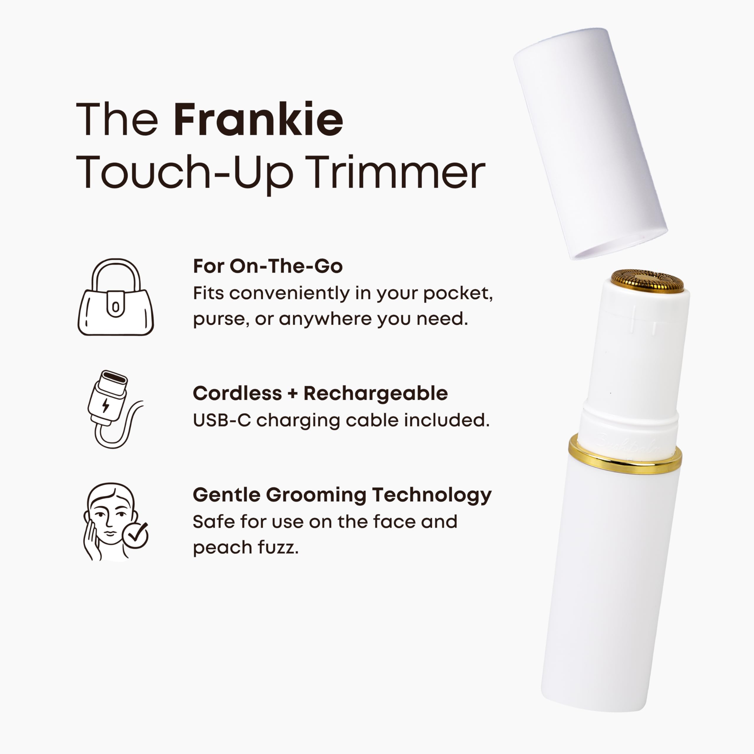 Bushbalm Frankie bikini-line precision removal close-up for smooth skin