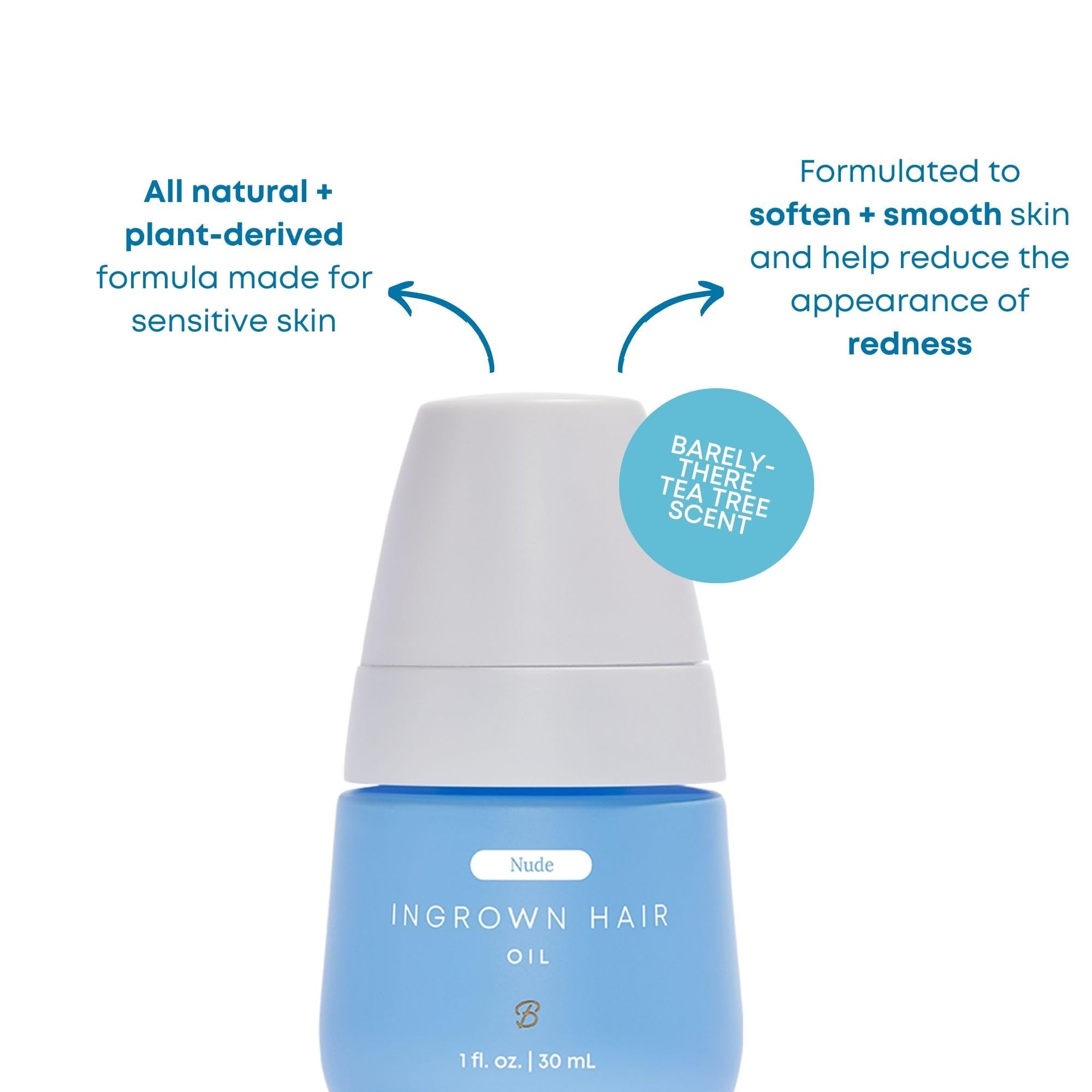 Bushbalm Glycolic acid AHA/BHA exfoliation highlighting smoother skin texture.