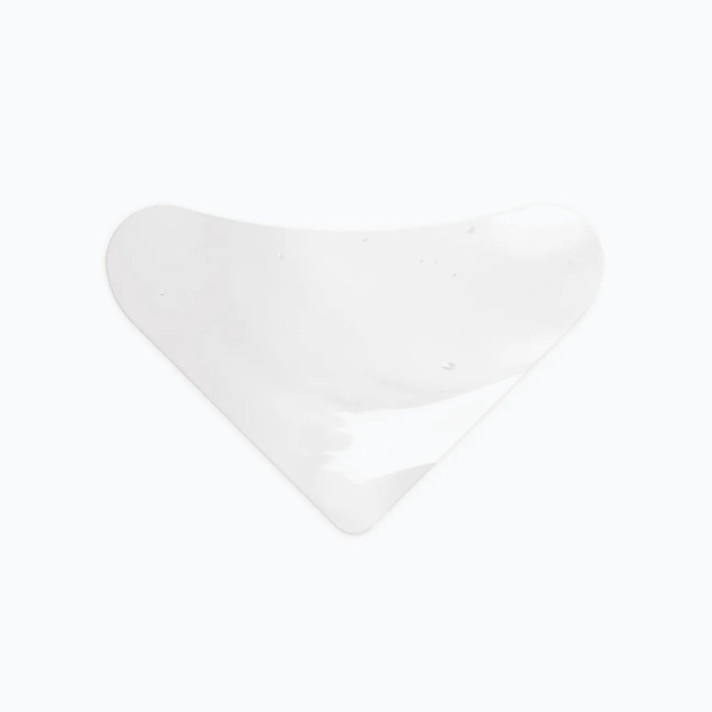 Bushbalm Hydrogel Vajacial Triangle Mask close-up reveals soothing, hydrating texture for bikini area.