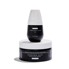 Bushbalm Sweet Escape oil bottle showcases post-shave hydration for smooth skin.