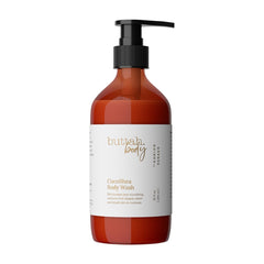Buttah CocoShea body wash bottle front view highlighting moisturizing cocoa butter for daily softness.