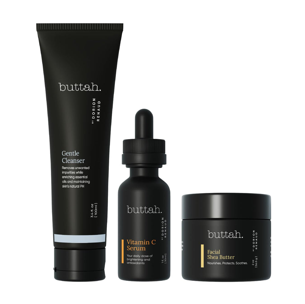 Buttah Skin Shea Butter Jar: deep hydration for melanin-rich skin.