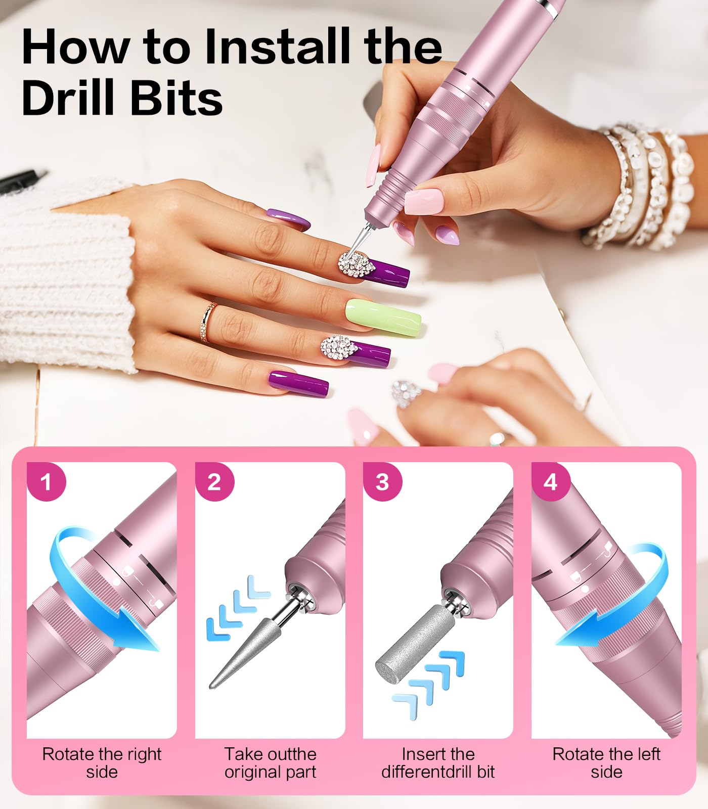 Buways travel case organizes the kit for on-the-go nail care.
