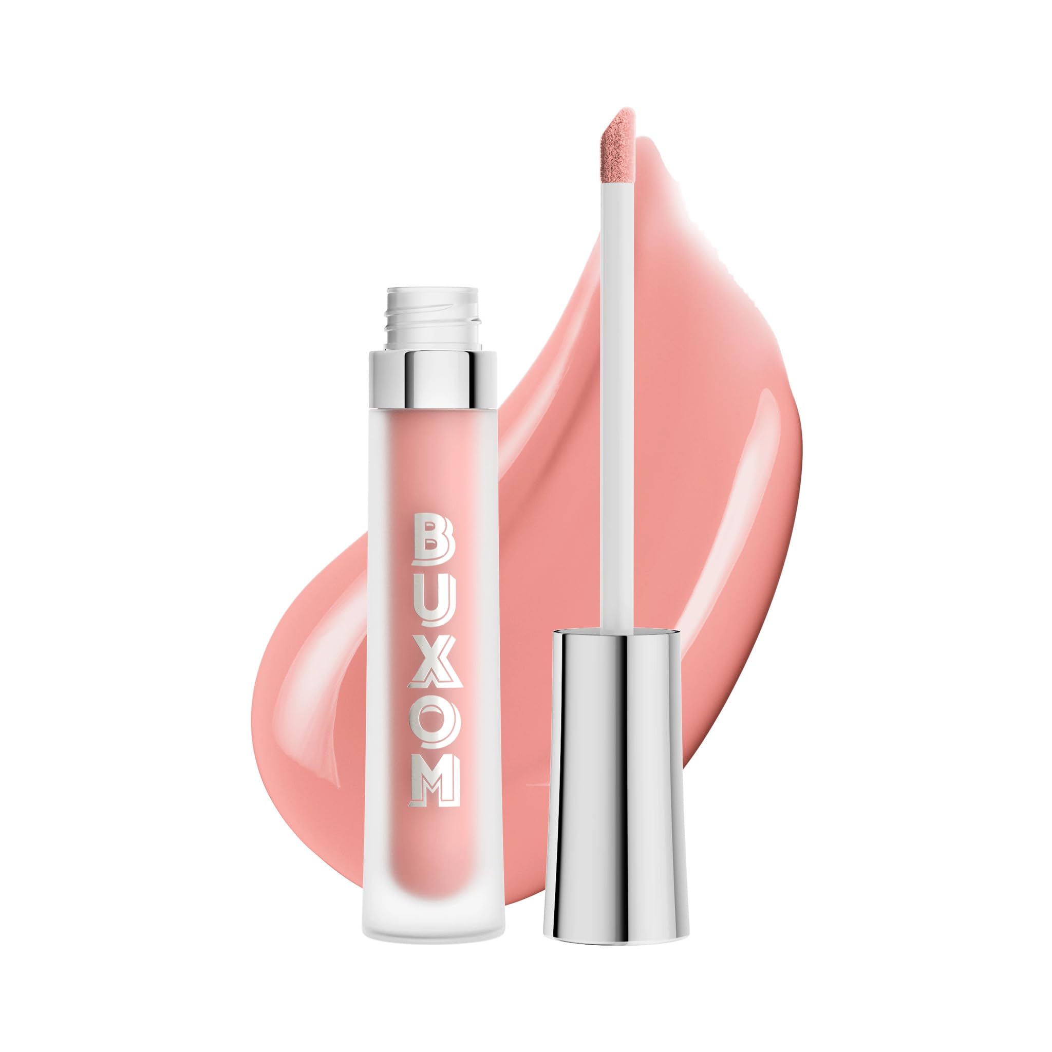 BUXOM Full-On Lip Cream White Russian packaging highlights cruelty-free label and clean ingredients.