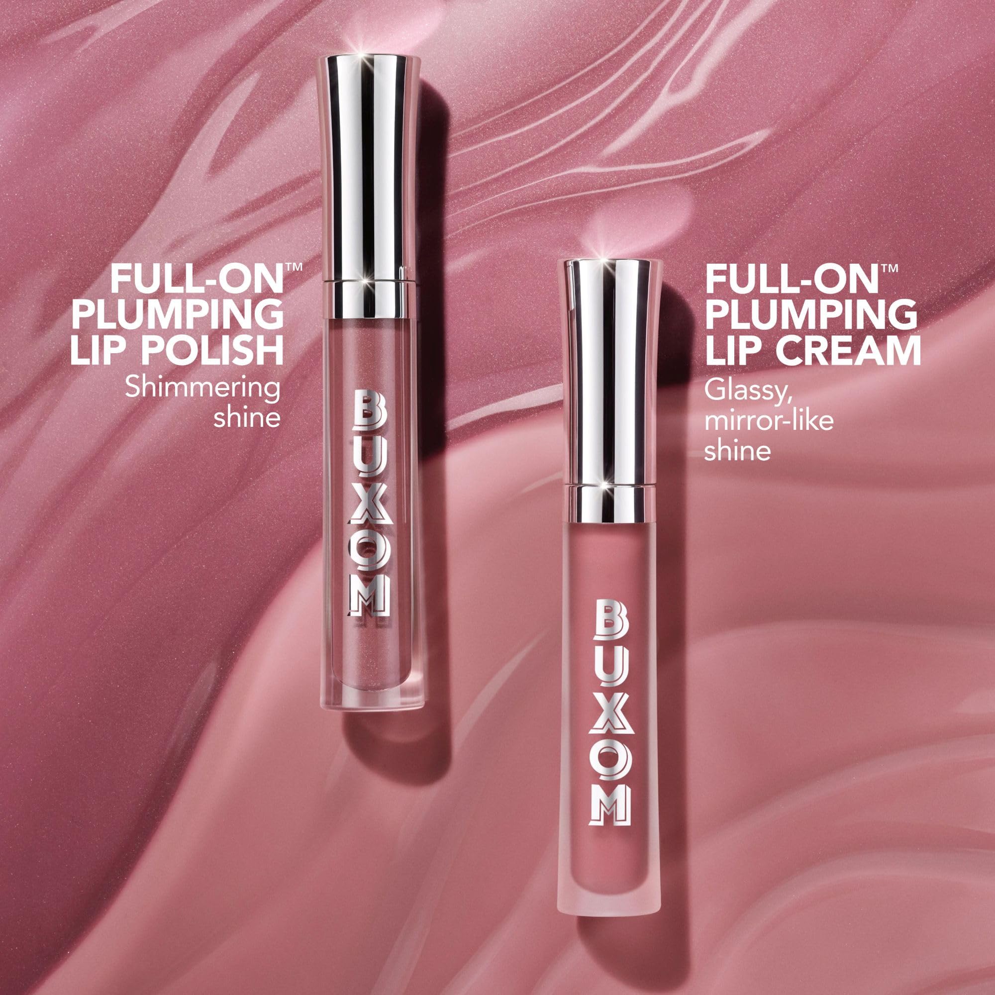 Buxom two-gloss pairing with White Russian and Gabby for versatile looks.