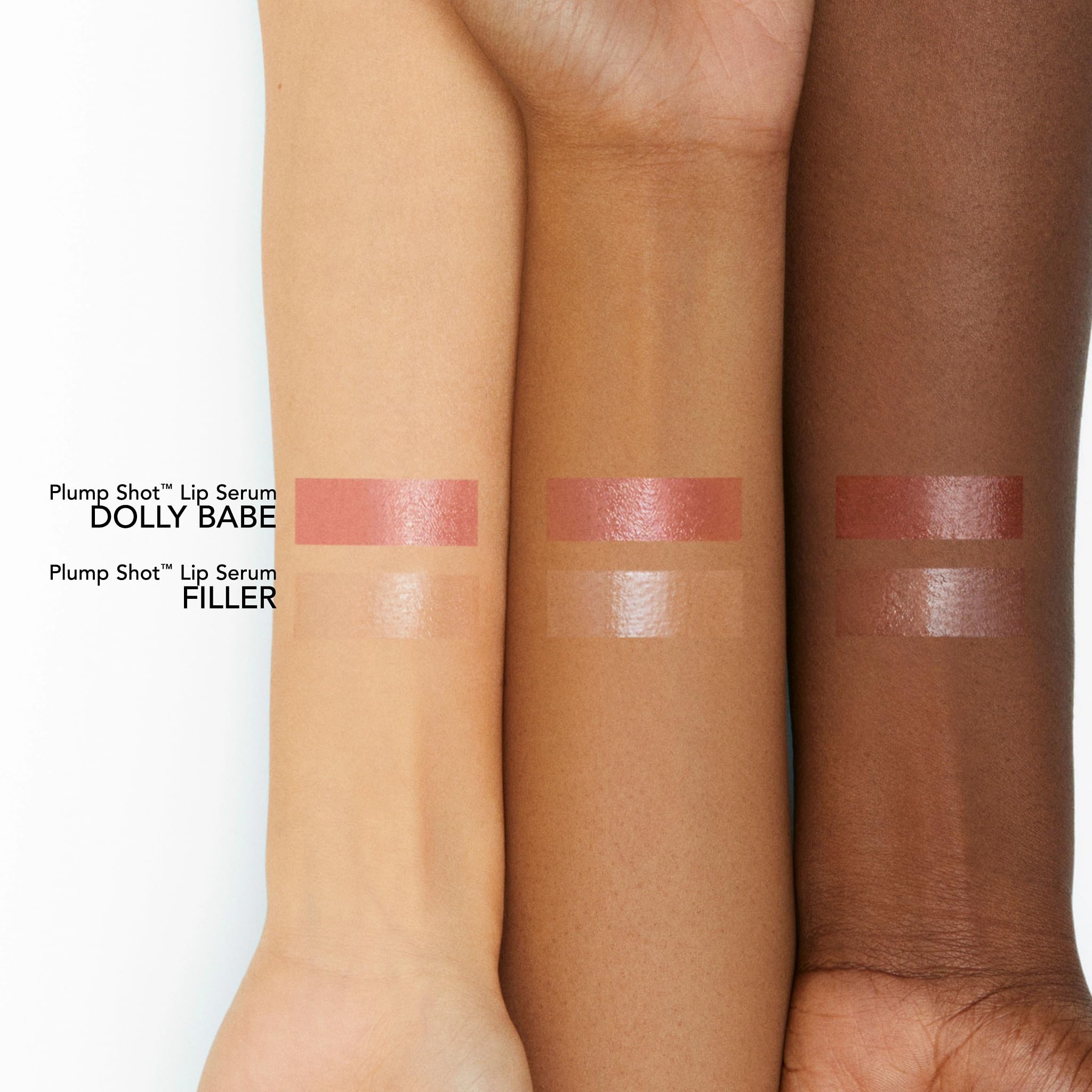 Buxom Plump Shot avocado and jojoba oil imagery conditioning lips.