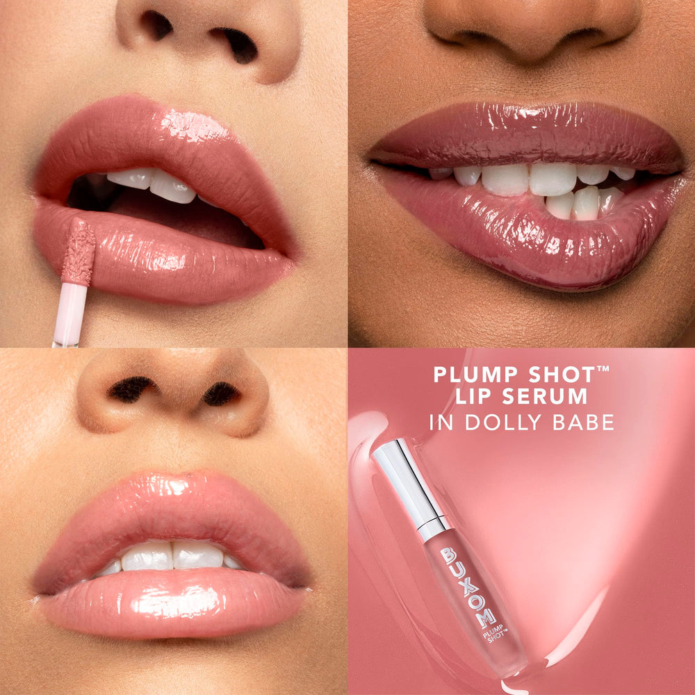Buxom Plump Shot Lip Serum cooling tingle demonstrates comfortable wear