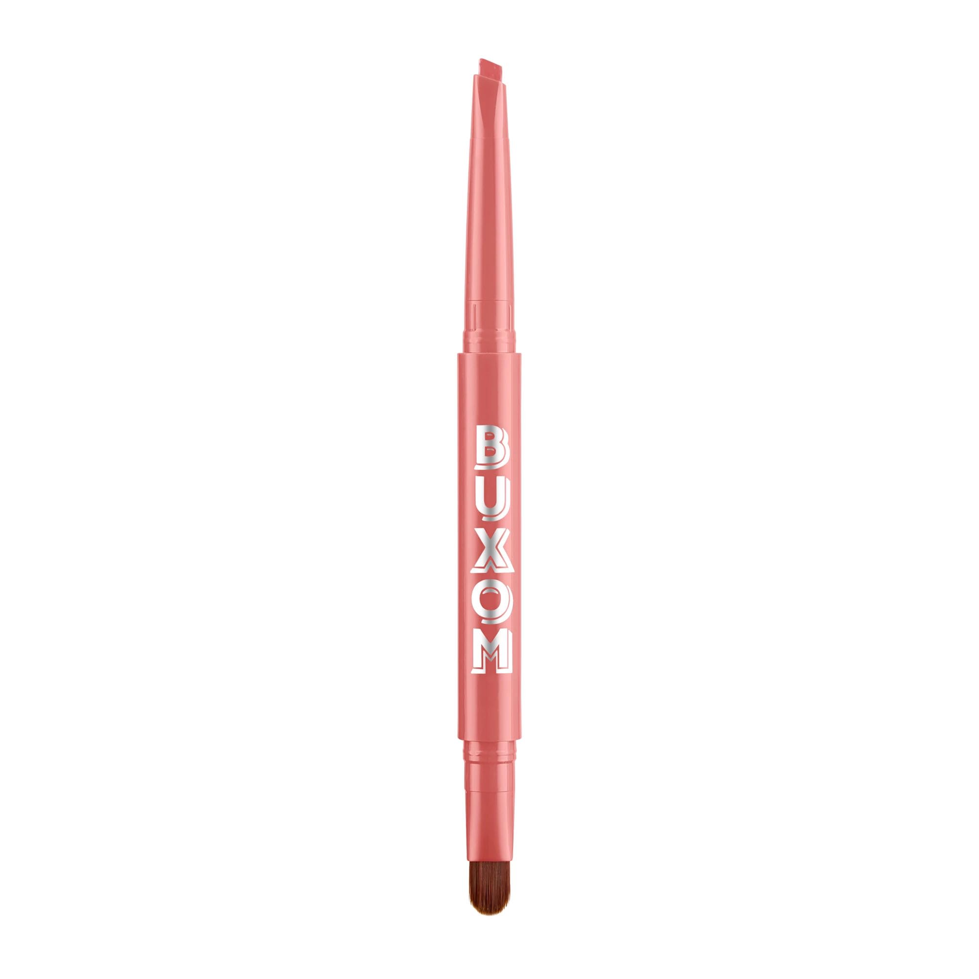 BUXOM Power Line Plumping Lip Liner Rich Rose pencil tip defines lips with long-lasting color.