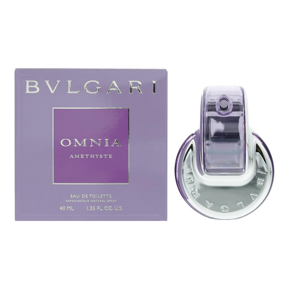 BVLGARI Omnia Amethyste EDT 40ml bottle close-up for elegant daytime wear