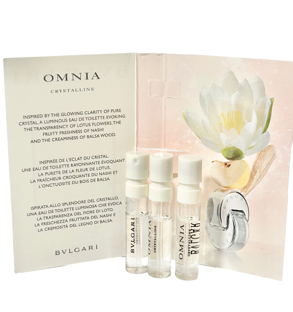 BVLGARI Omnia Crystalline packaging-front shows gift-ready presentation for occasions.