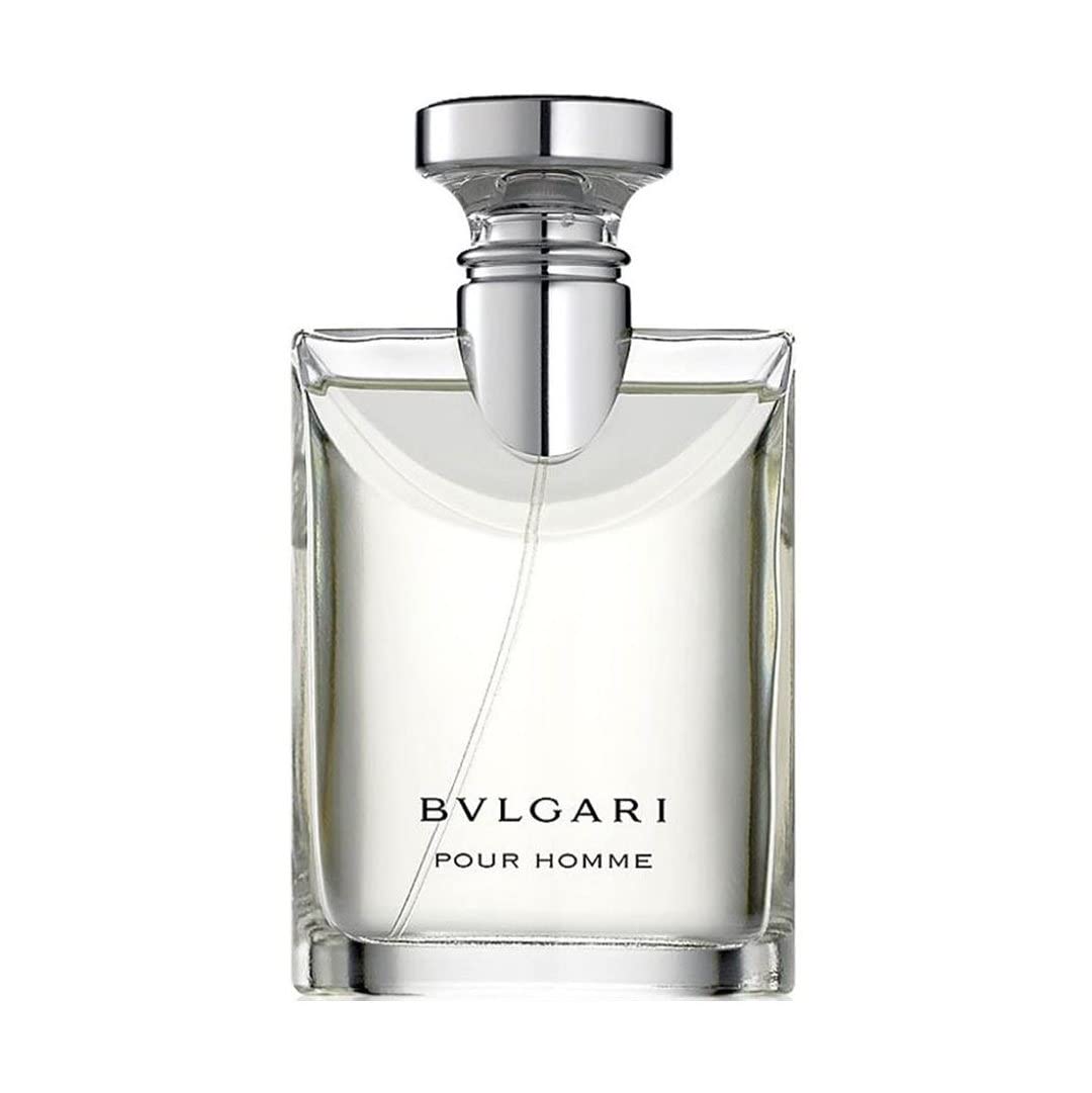 BVLGARI Pour Homme bottle closeup showing elegant design for confident daily wear and lasting sillage