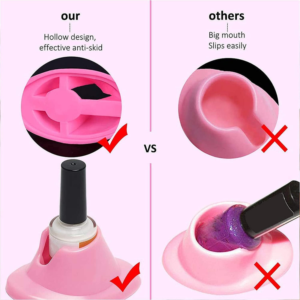 BWESOO anti-spill stand provides practical support for nail art tools during sessions