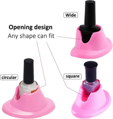 BWESOO compact nail-art organizer saves space while keeping bottles organized and within reach