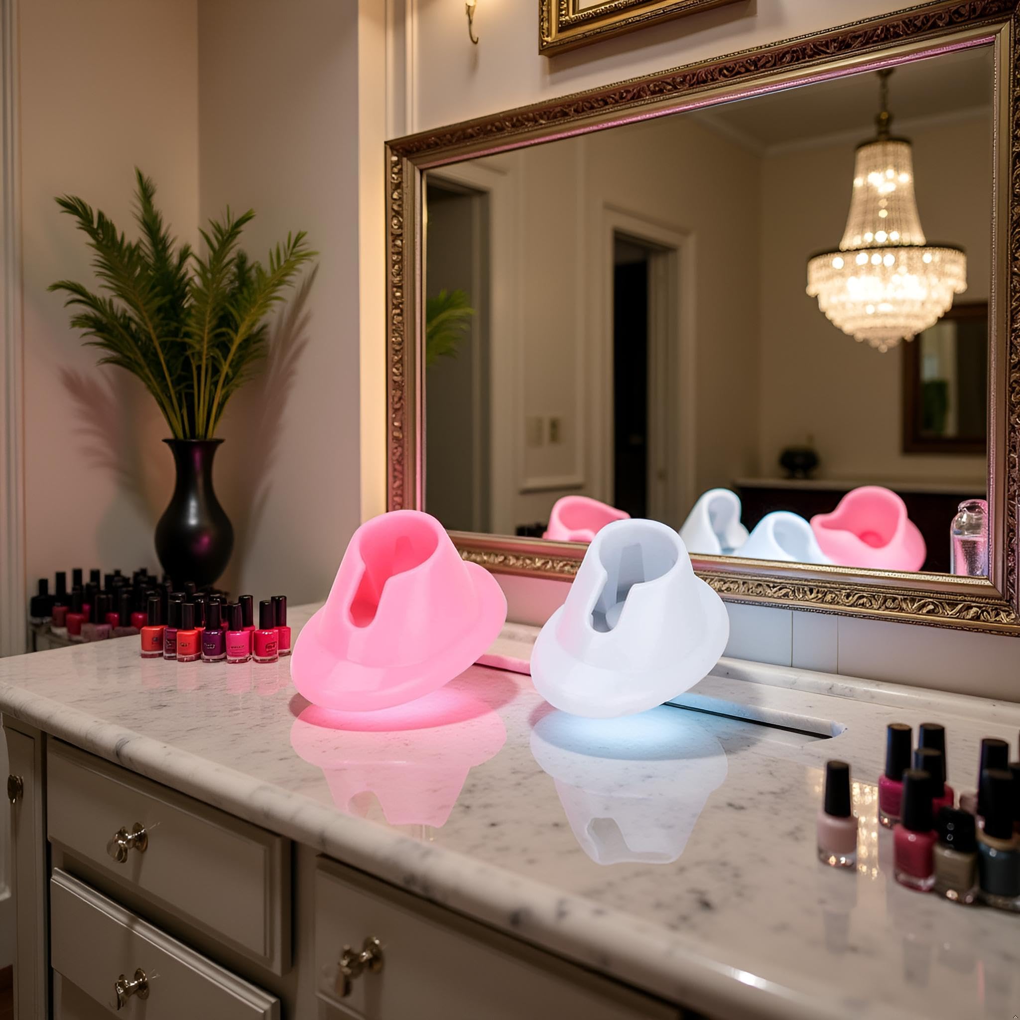 BWESOO versatile display for salon or home use helps keep polish within arm's reach
