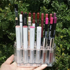 BY ALEGORY lip liner organizer neatly holds pencils for quick color selection