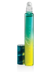 By M.A.C Turquatic rollerball bottle for on-the-go fragrance with sea-spray notes.