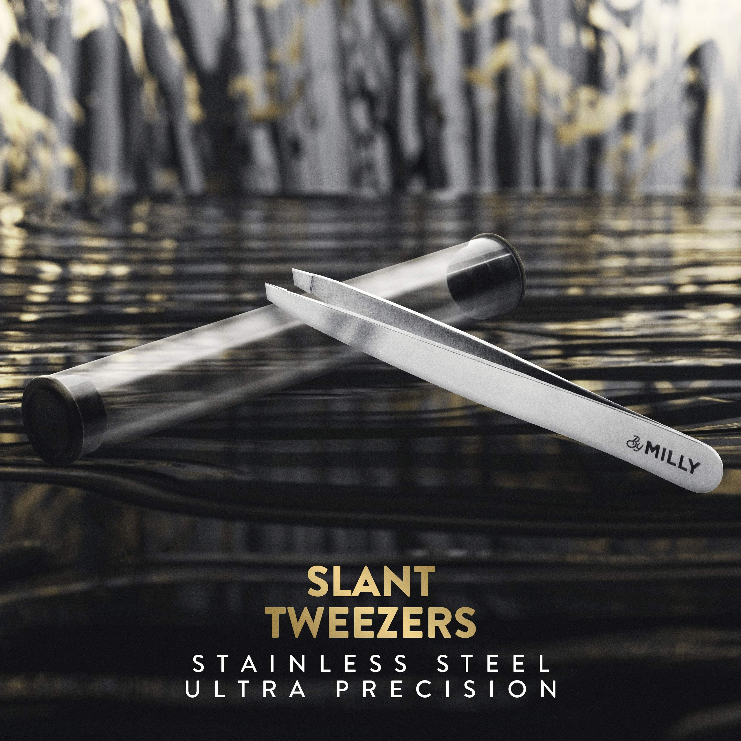 By MILLY storage tube keeps tweezers safe and portable