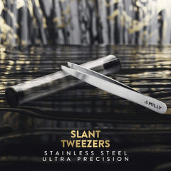By MILLY storage tube keeps tweezers safe and portable