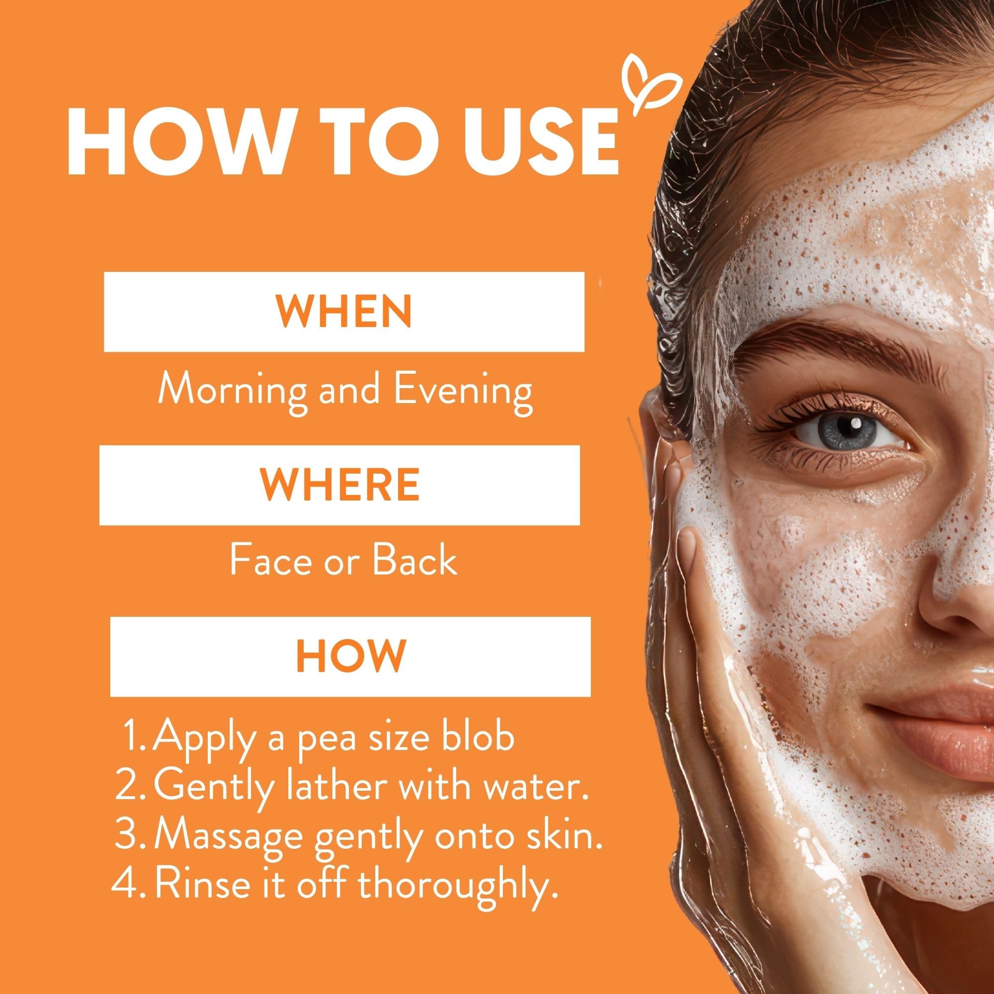 By Nature Oily skin cleansing action closeup signals effective dirt and oil removal.