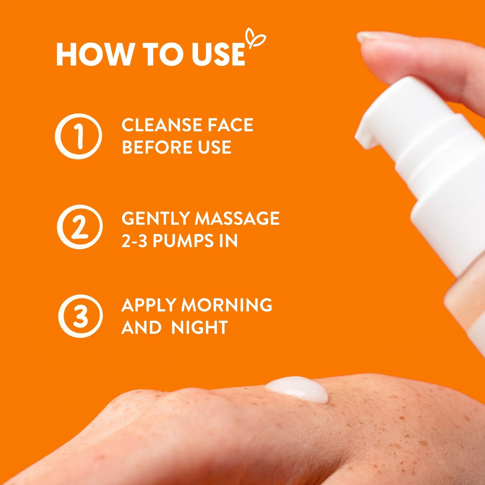 By Nature hand-application image illustrating quick absorption and smooth skin feel