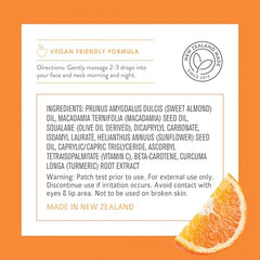 By Nature vitamin C oil amber bottle close-up highlighting brightening vitamin C benefits
