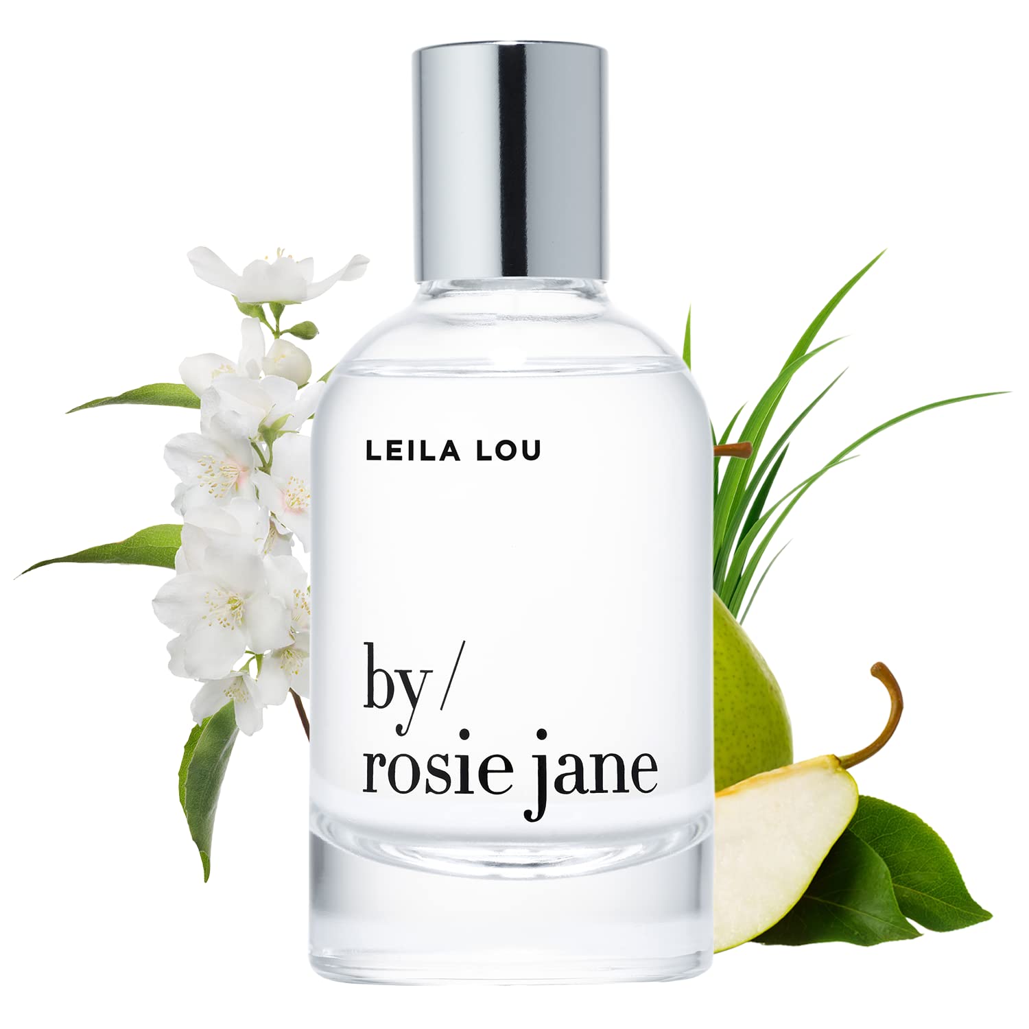 By Rosie Jane Leila Lou bottle front, clean fragrance for daily wear