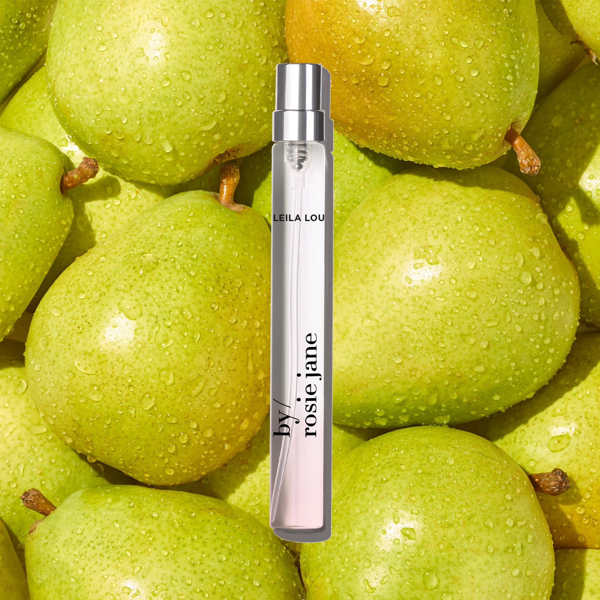 By Rosie Jane Leila Lou bottle pour demonstrates easy application without rubbing.