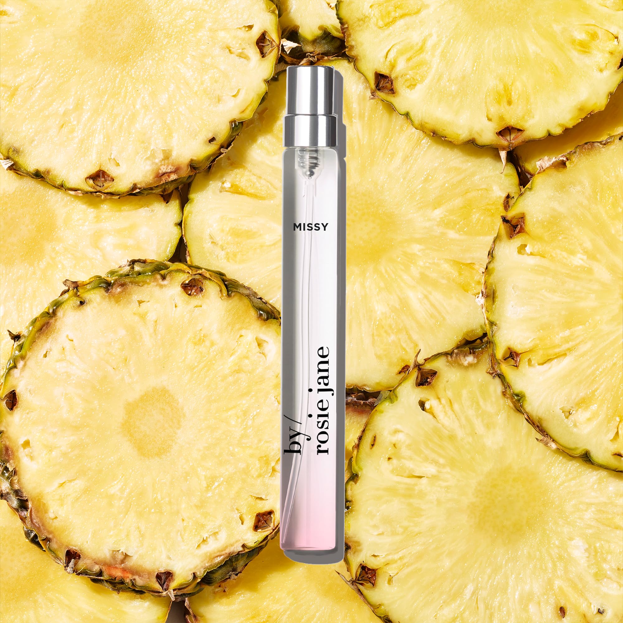 Missy tropical notes green mandarin and pineapple visual cue
