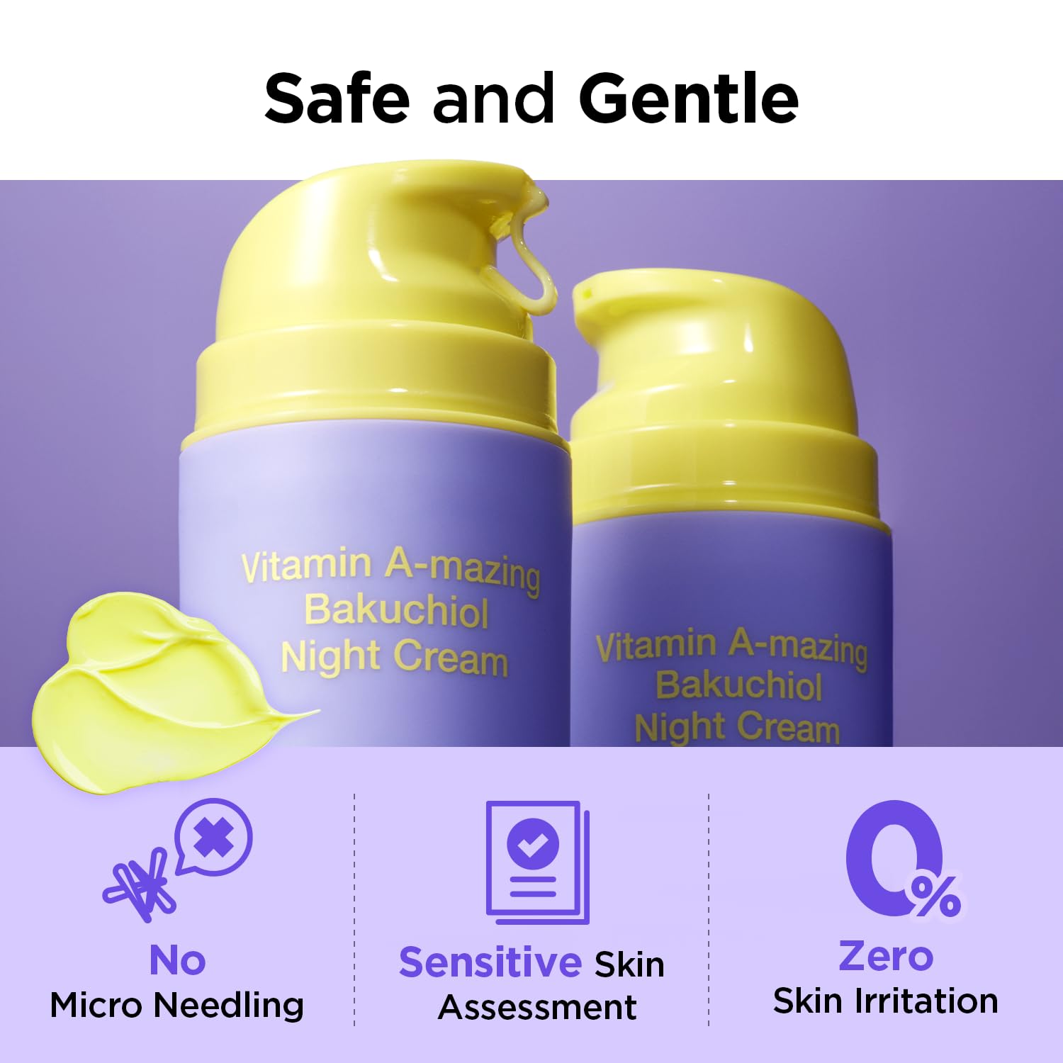 BY WISHTREND Vitamin A-mazing Bakuchiol Night Cream glow-enhancing look after nighttime use.