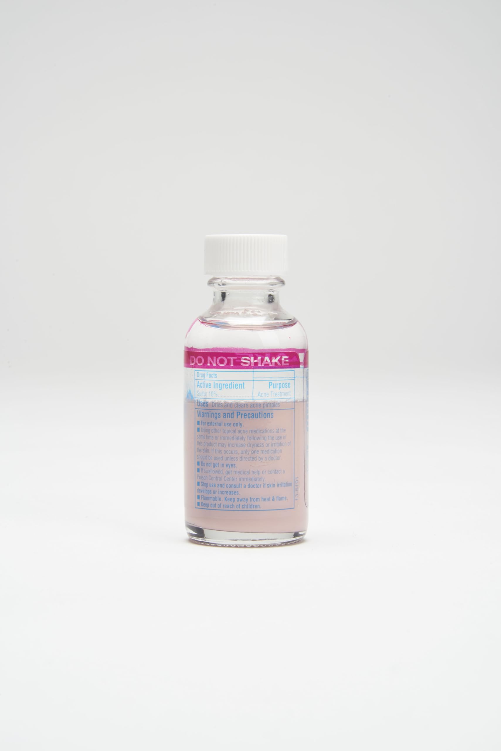 Bye Bye Blemish leak-proof bottle with applicator hinting at clean, controlled application