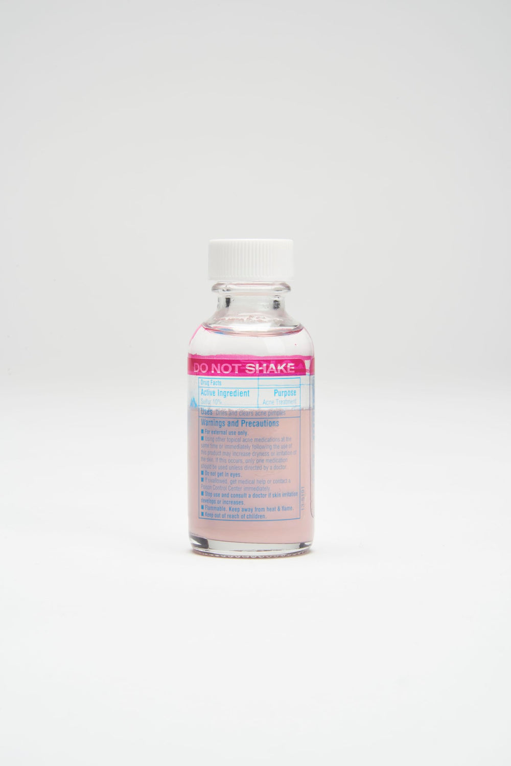 Bye Bye Blemish leak-proof bottle with applicator hinting at clean, controlled application
