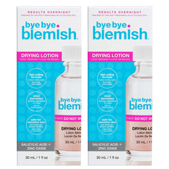 Bye Bye Blemish bottle front view for overnight spot treatment.