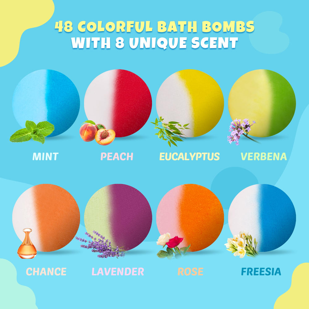 BYGGVIR bath bombs reveal surprise toy inside during bath