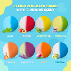 BYGGVIR bath bombs reveal surprise toy inside during bath