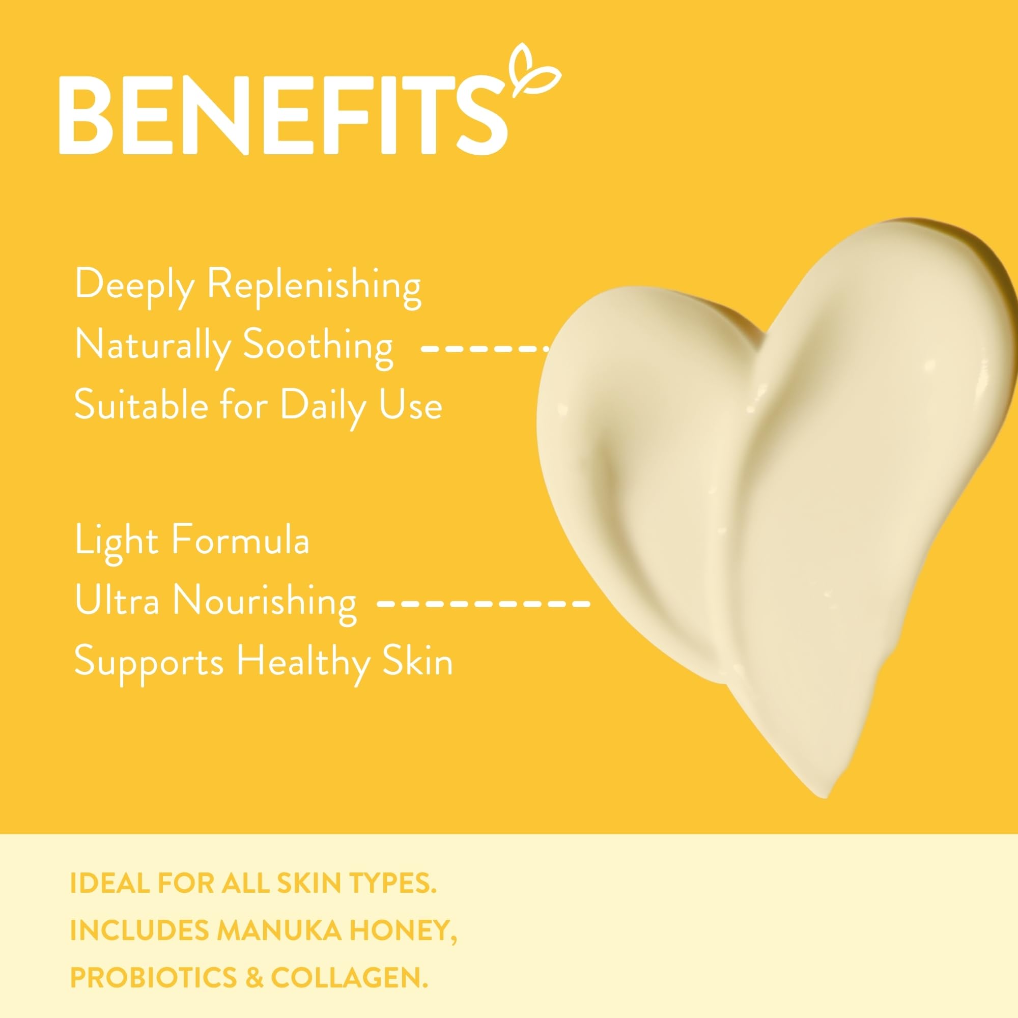 By Nature collagen-probiotics swirl shows plumpness and balanced skin.