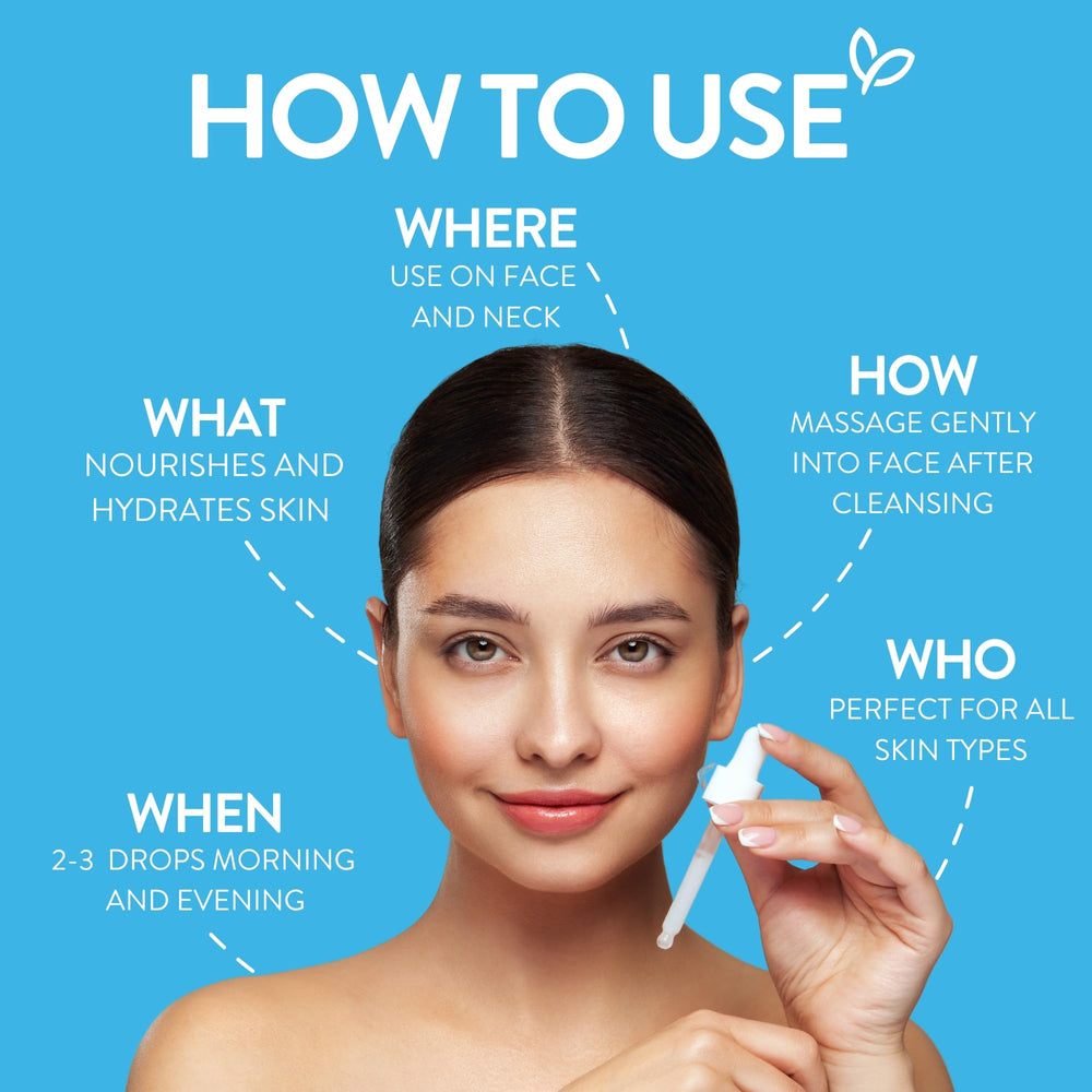 By Nature face-neck application shot demonstrates versatile daily use.